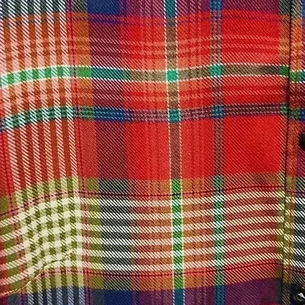 Zac & Rachel Button-down Plaid shirt size LG (T182 5.5) - Picture 3 of 6